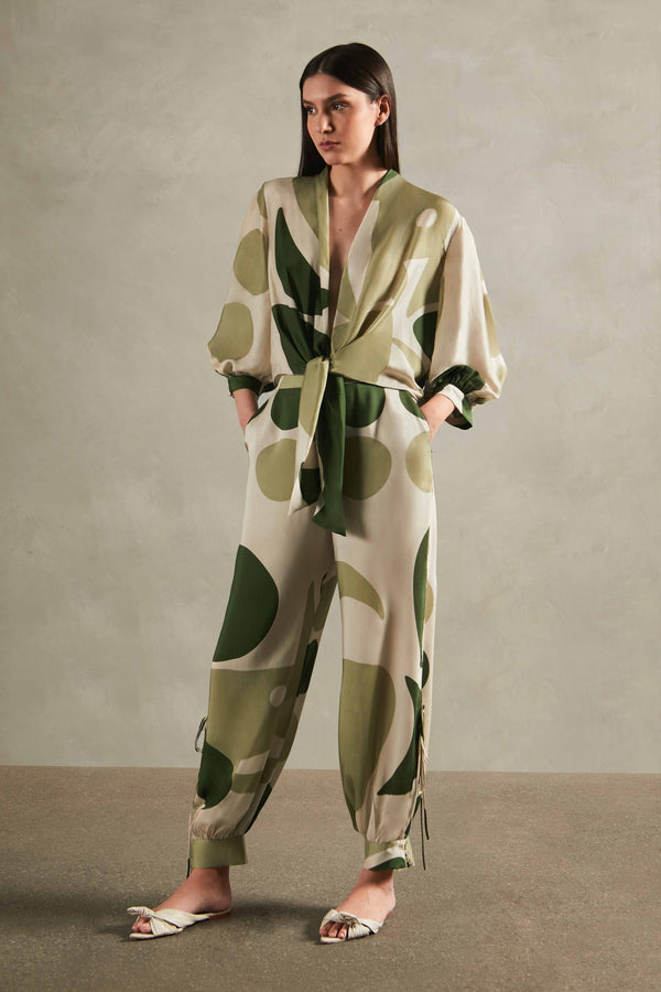 adriana degreas Jellyfish Side-Slit Pants