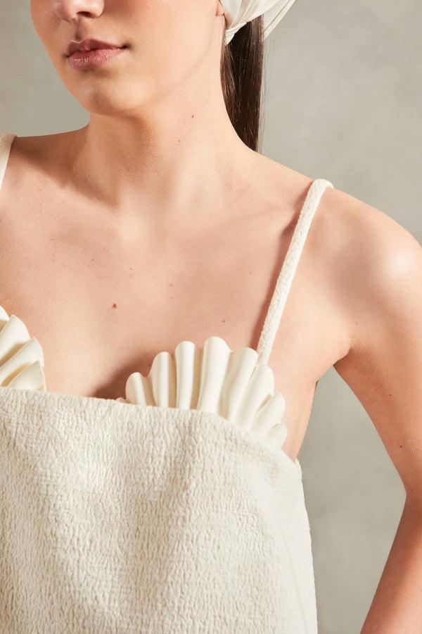 Adriana Degreas La Mer Coquillage Short Dress