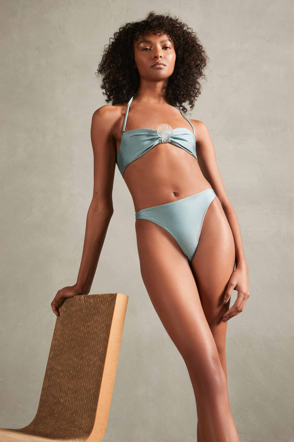 Adriana Degreas La Mer Seashell Strapless Bikini