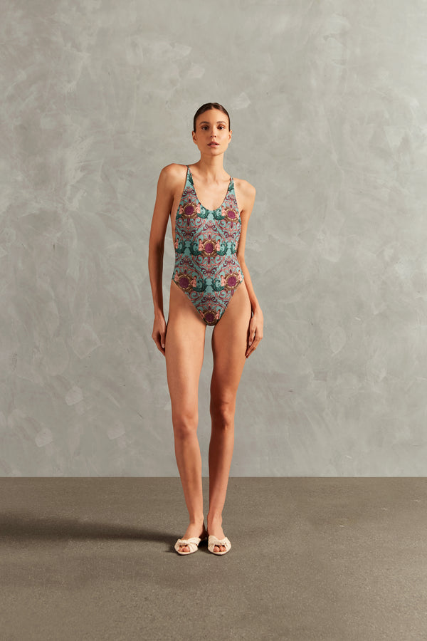 adriana degreas Le Sirenuse Side-Boob Swimsuit