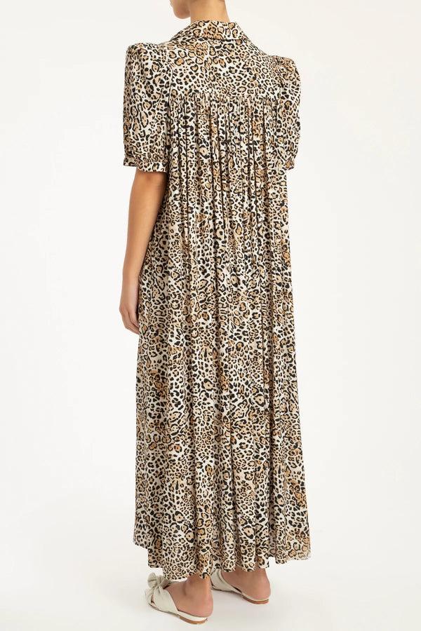 Adriana Degreas Leopard Chemise Dress