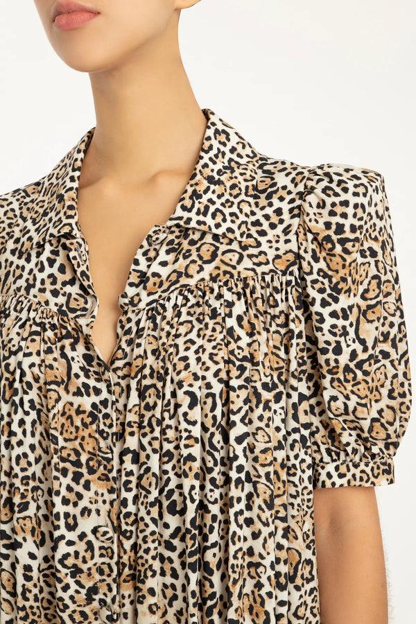 Adriana Degreas Leopard Chemise Dress