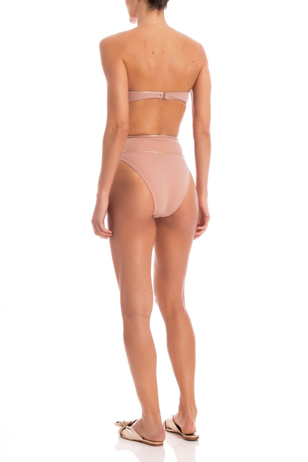 Adriana Degreas Martini Bandeau High Leg Bikini