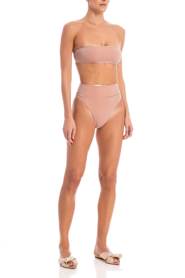 adriana degreas Martini Bandeau High Leg Bikini