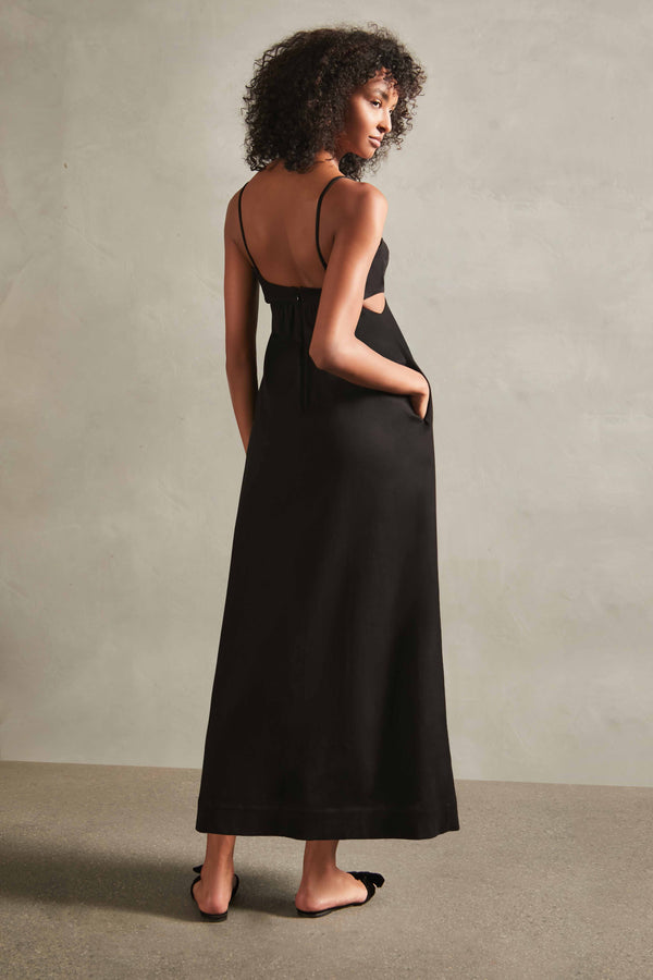 Adriana Degreas Matelasse Cotton Blend Long Dress