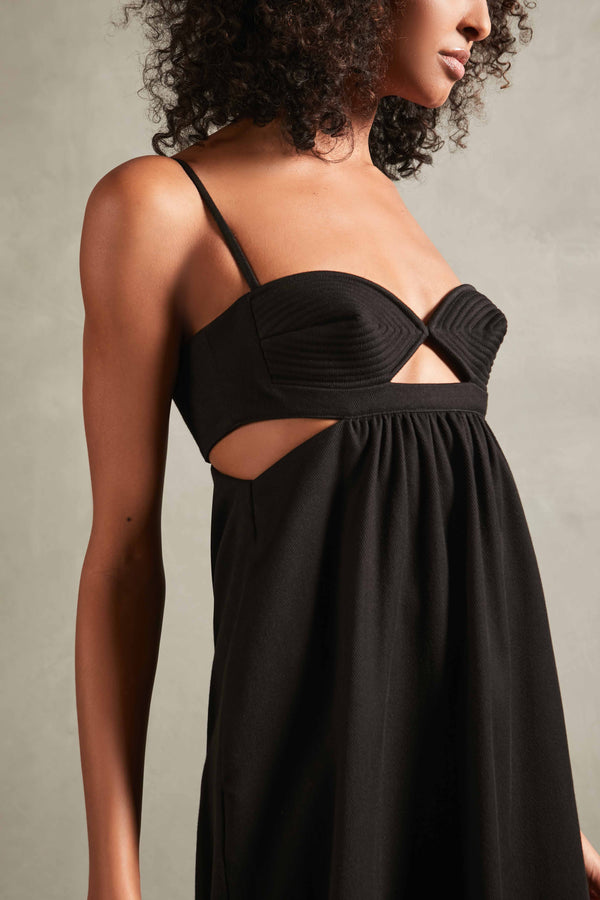 Adriana Degreas Matelasse Cotton Blend Long Dress