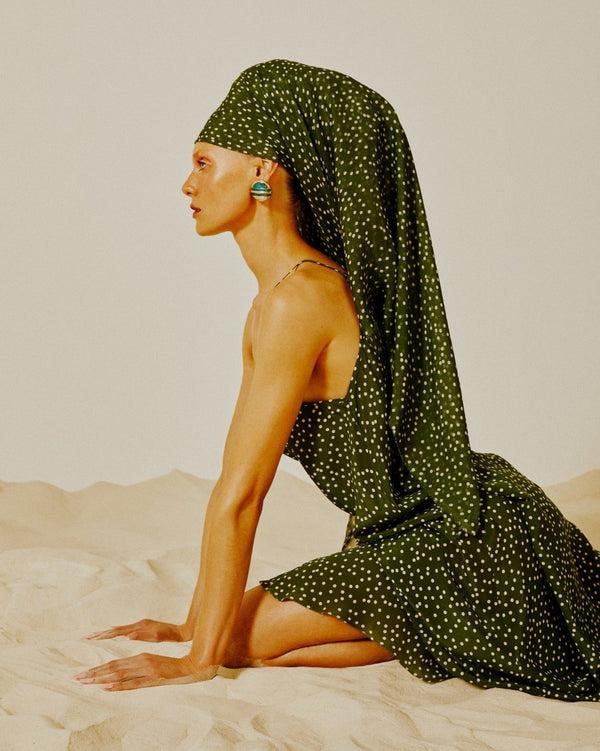 Adriana Degreas Mille Punti Long Dress With Straps