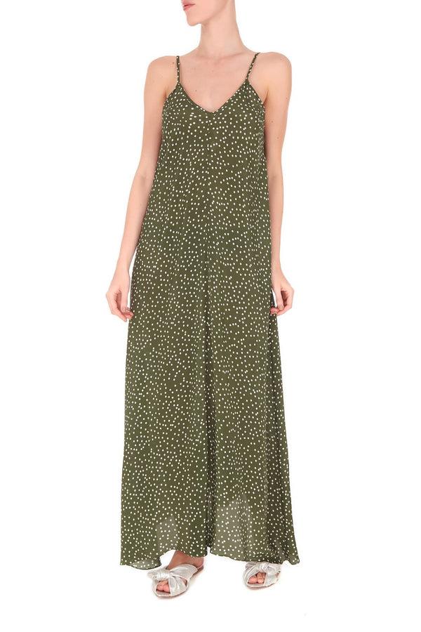adriana degreas Mille Punti Long Dress with Straps