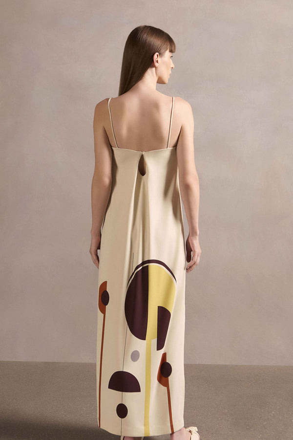 Adriana Degreas Mobile Long Dress