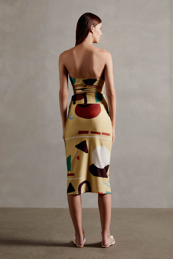 Adriana Degreas Modernism Midi Skirt