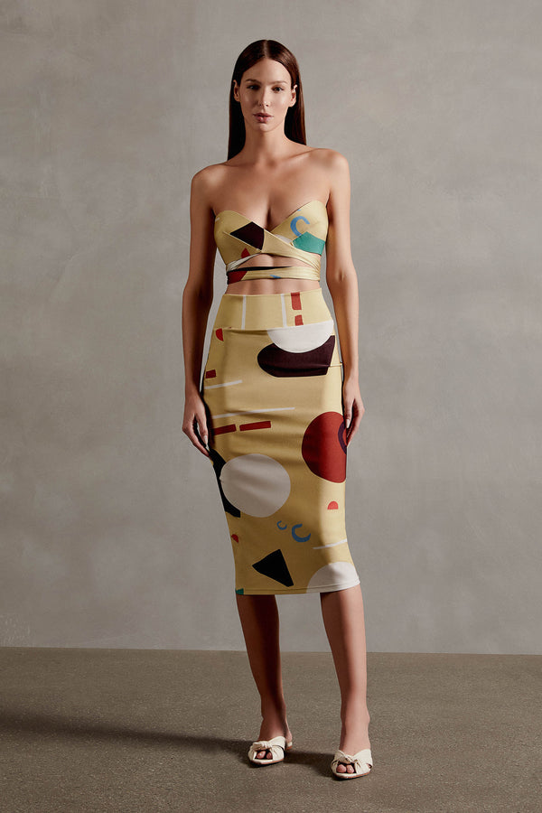 adriana degreas Modernism Midi Skirt