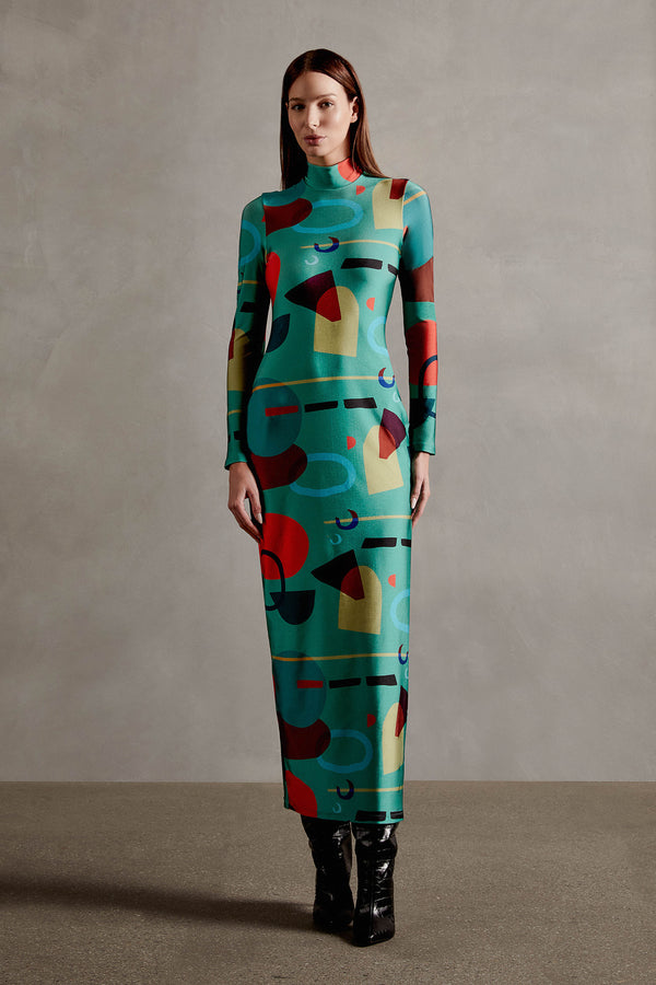 adriana degreas Modernism Open-Back Long Dress