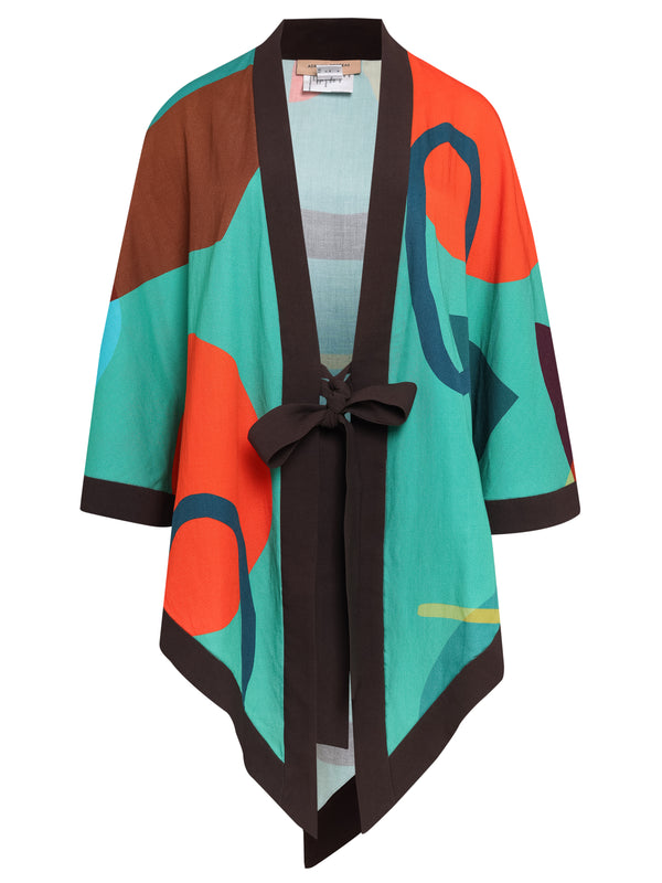Adriana Degreas Modernism Short Kaftan