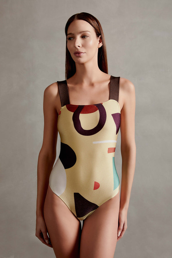 Adriana Degreas Modernism Straps Swimsuit