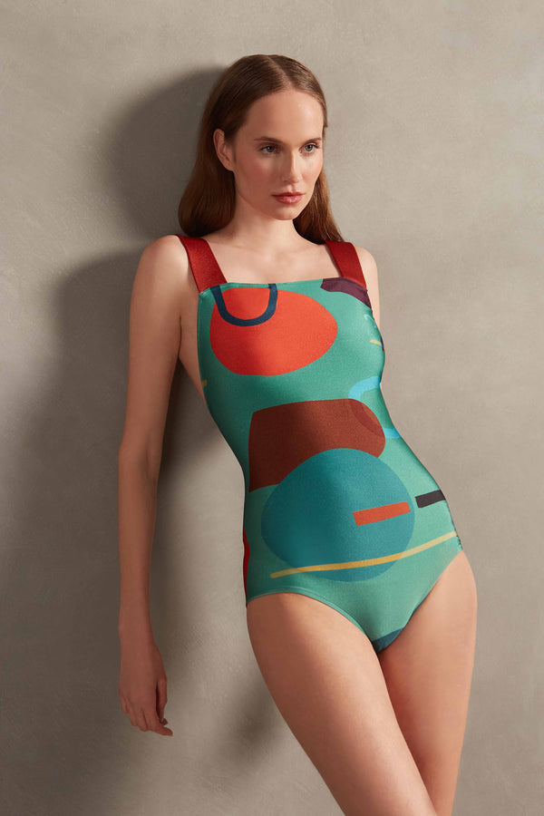 adriana degreas Modernism Straps Swimsuit