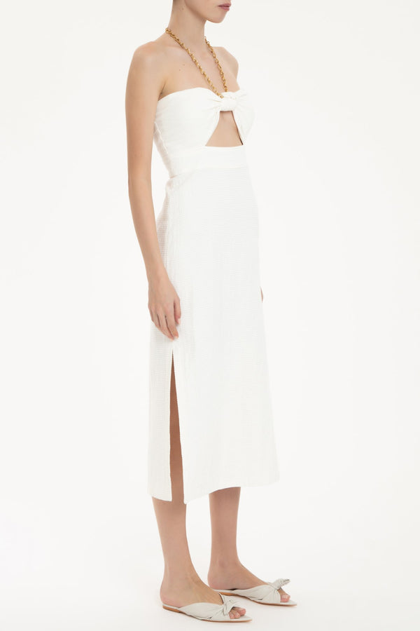 Adriana Degreas Montaigne Cut-Out Midi Dress