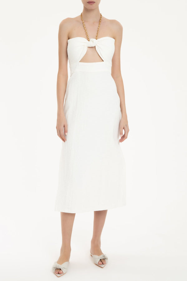 adriana degreas Montaigne Cut-Out Midi Dress
