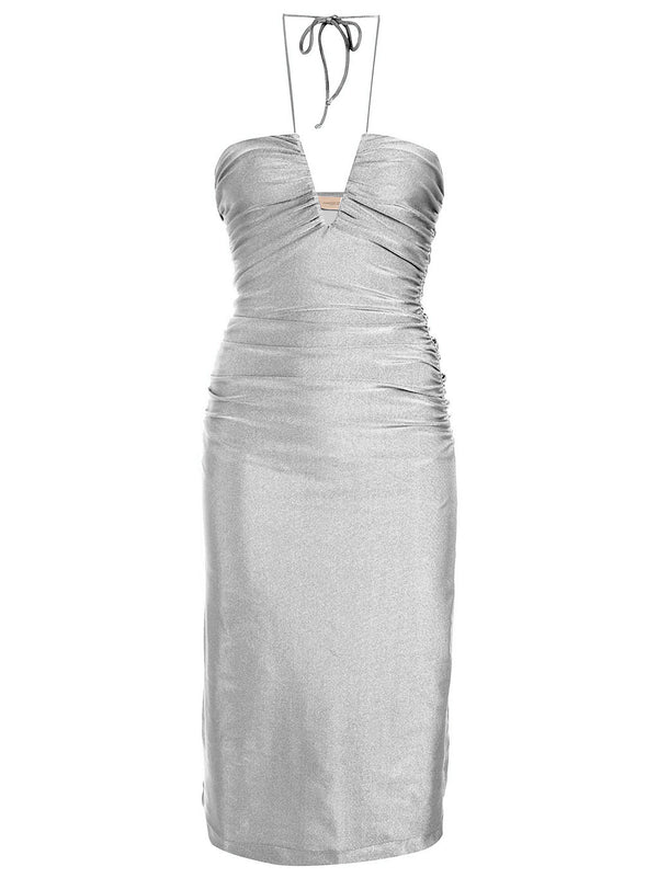 adriana degreas Moon Shine Frilled Short Dress