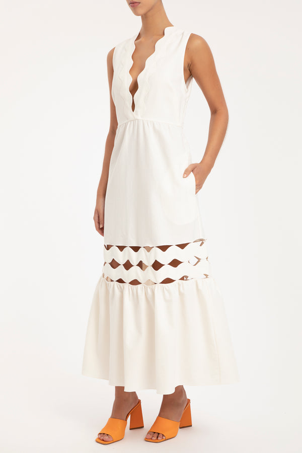 Adriana Degreas Moves Midi Dress With Straps