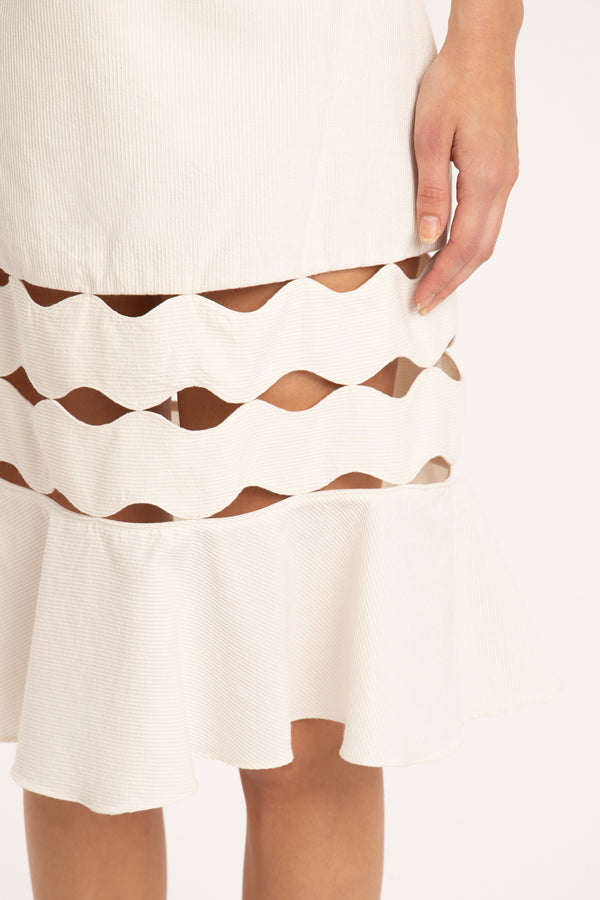 Adriana Degreas Moves Ruffled Short Skirt