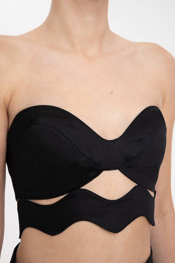 adriana degreas Moves Strapless Top