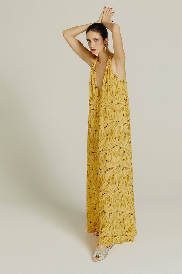 adriana degreas Muse Print Long Dress