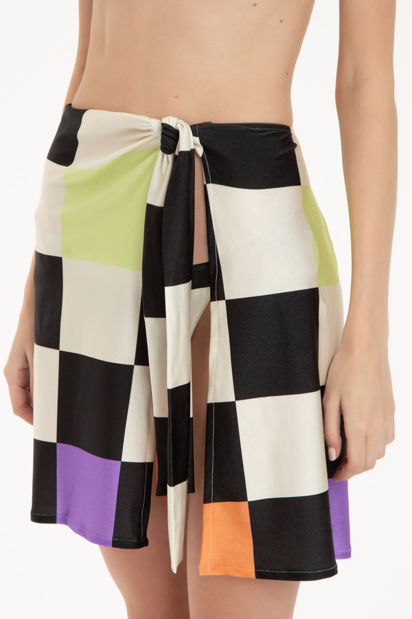 Adriana Degreas New Age Short Pareo Skirt