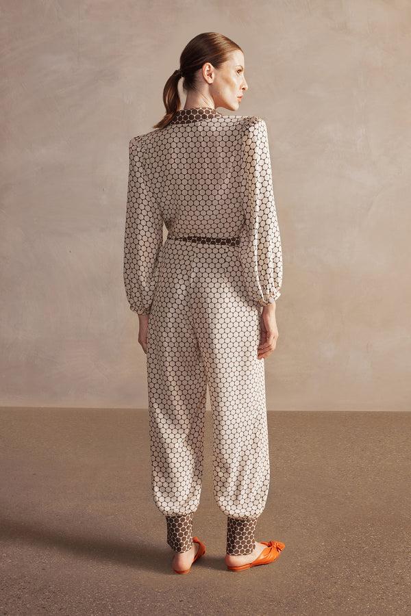 Adriana Degreas New Pois Cropped Shirt