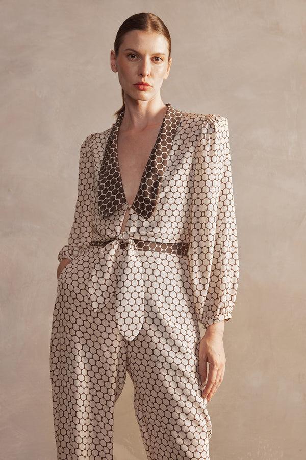 adriana degreas New Pois Cropped Shirt