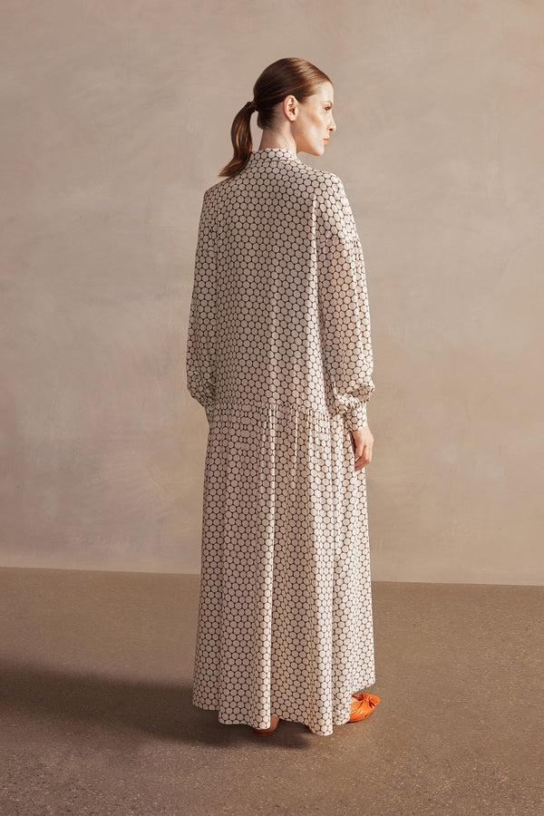 Adriana Degreas New Pois Long Chemise Dress