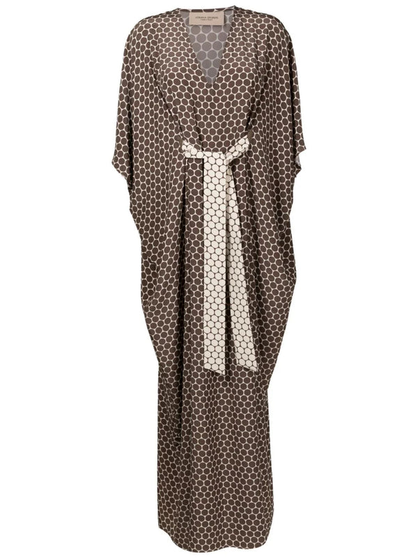 Adriana Degreas New Pois Long Kaftan