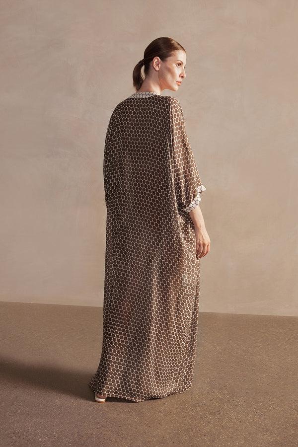 Adriana Degreas New Pois Long Robe