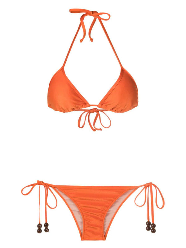 Adriana Degreas New Pois Solid Triangle Bikini