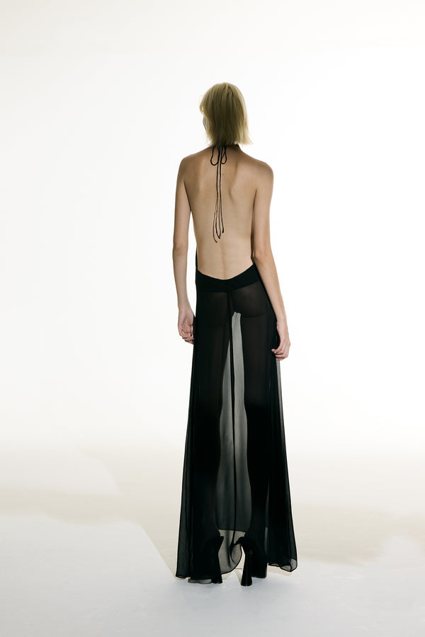 Adriana Degreas Open Back Slip Dress