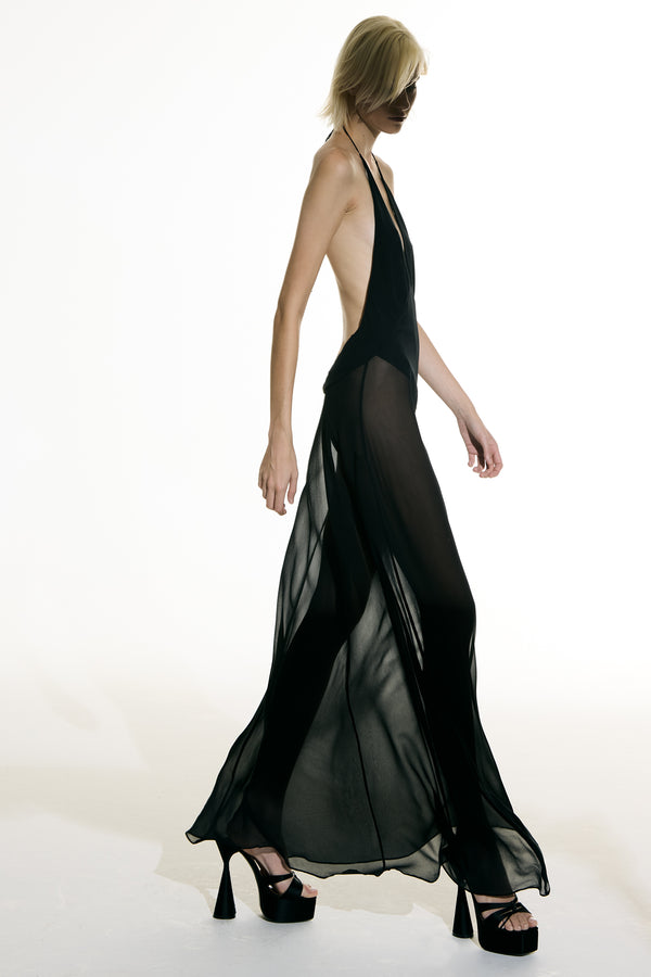 adriana degreas Open Back Slip Dress