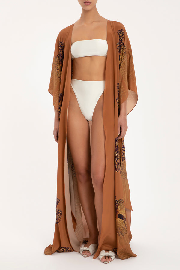 Adriana Degreas Orchids Long Robe