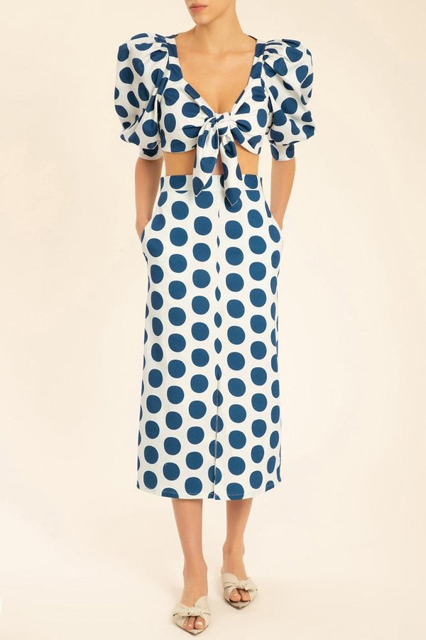 adriana degreas Pois Compose Midi Skirt