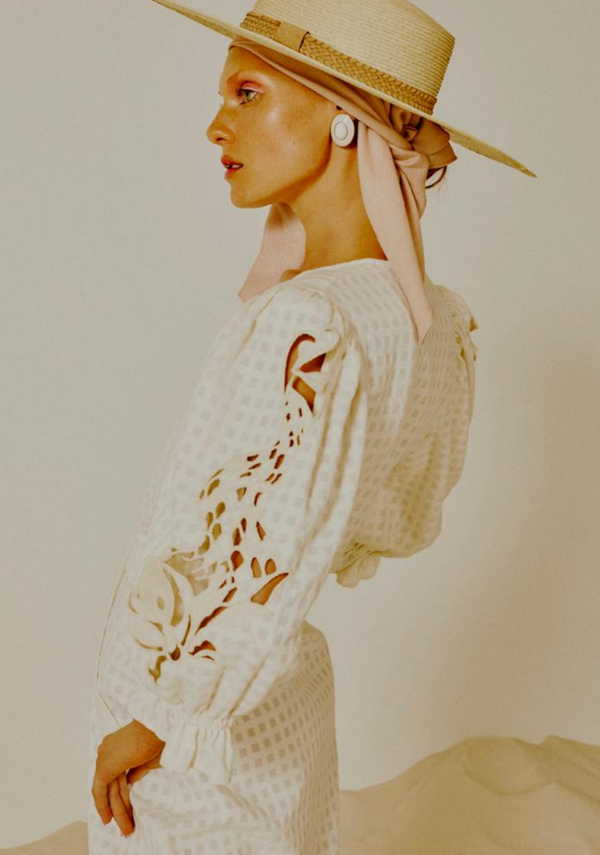 Adriana Degreas Porto Embroidery Long Robe