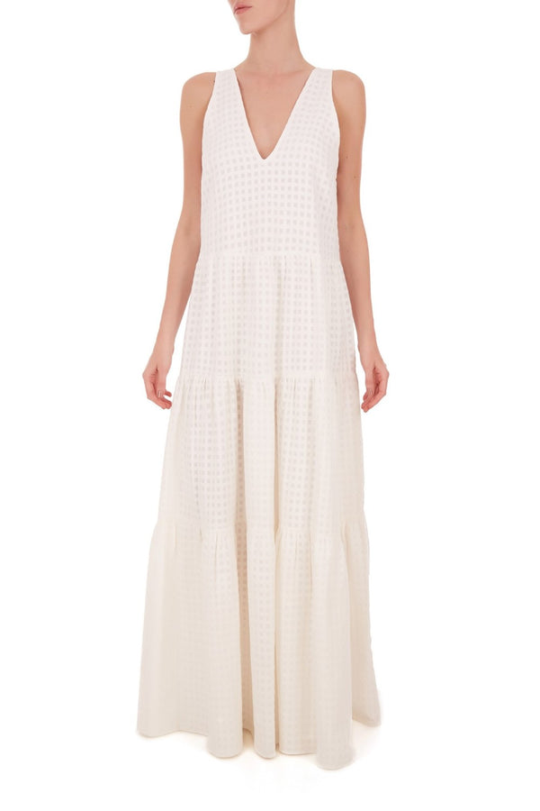 adriana degreas Porto V-Neck Long Dress