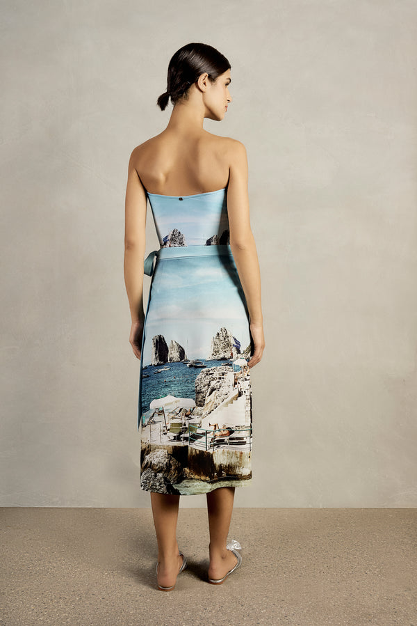 Adriana Degreas Postcard Pareo Skirt