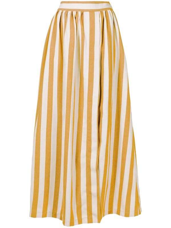 Adriana Degreas Riviera Striped Long Skirt
