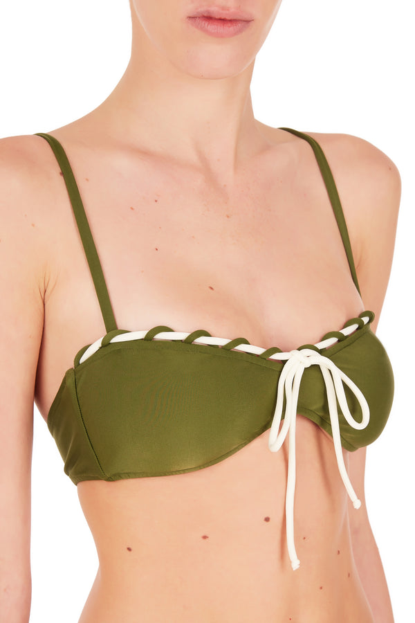 Adriana Degreas Safari Solid Bikini With Straps
