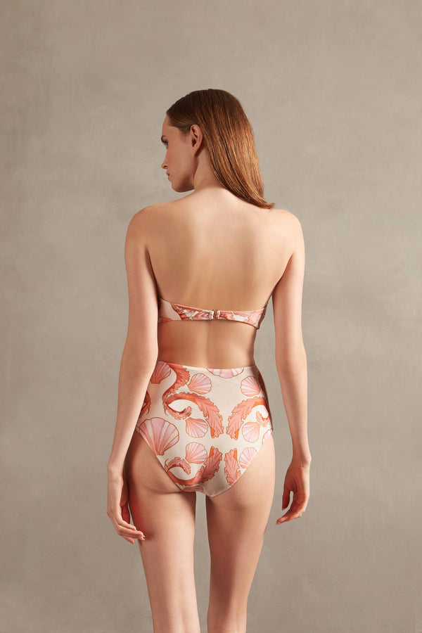 Adriana Degreas Seashell High-Waisted Bikini