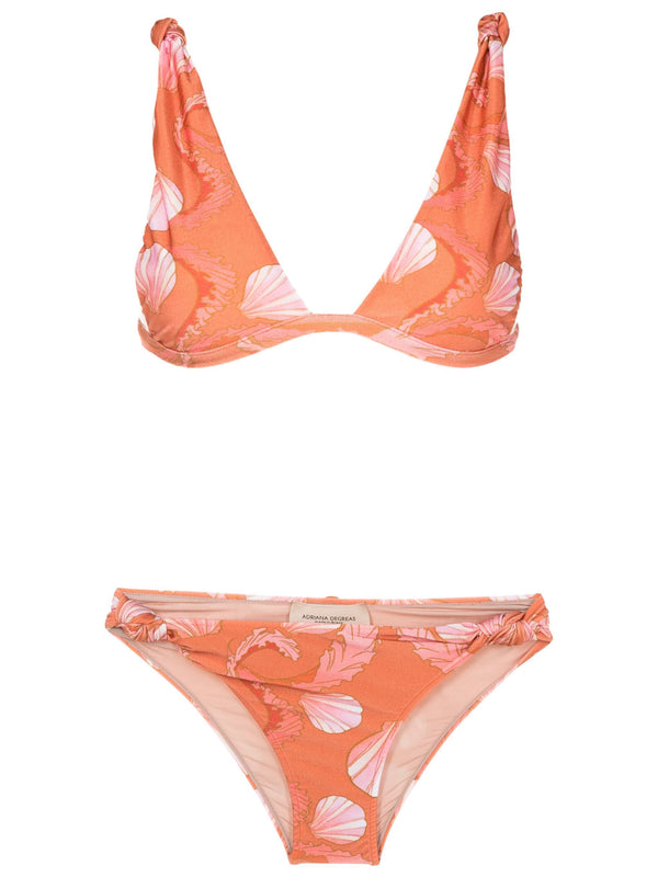 Adriana Degreas Seashell Long Triangle Bikini
