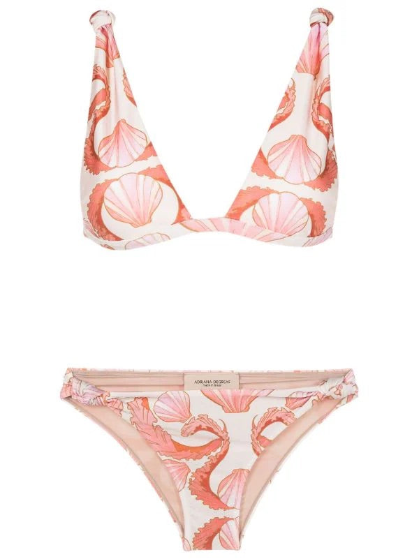 Adriana Degreas Seashell Long Triangle Bikini
