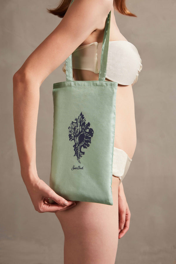 Adriana Degreas Seashell Print Panneaux Bag