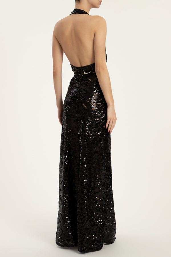 Adriana Degreas Sequin Matching Top And Bottom Set