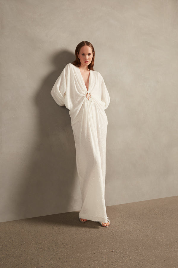 adriana degreas Sequins Long Kaftan