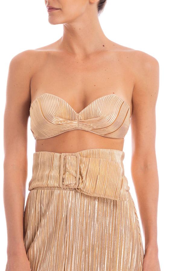 Adriana Degreas Soleil Top And Wide Leg Pants Set