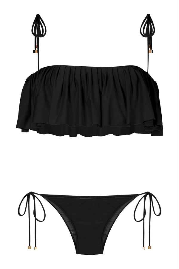 Adriana Degreas Solid Bikini With Straps